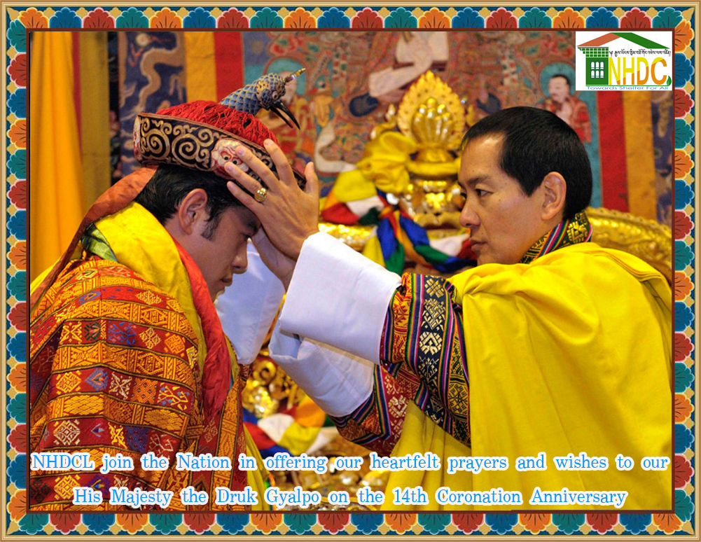 14th Coronation wish to our His Majesty the Druk Gyalpo